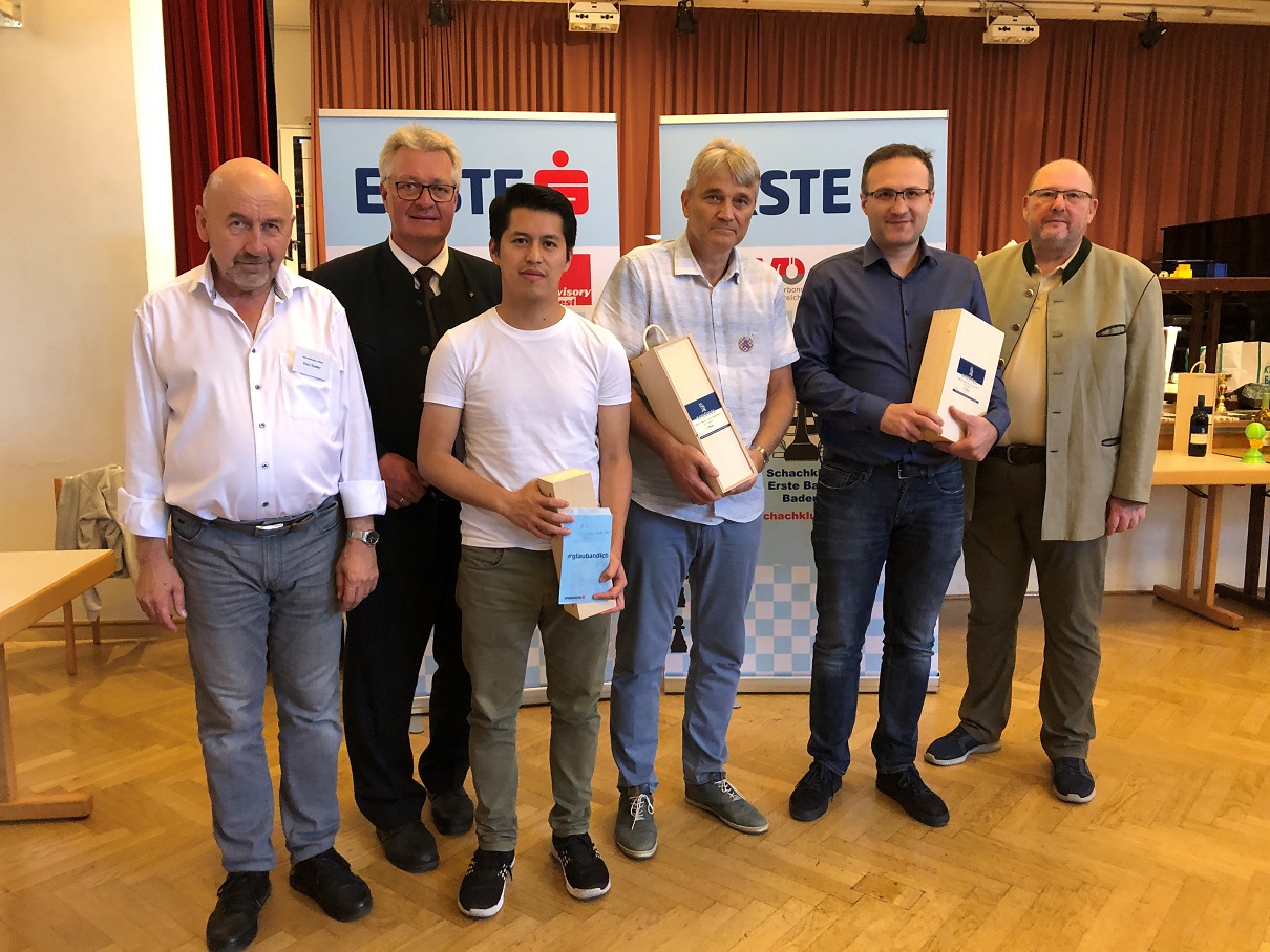 Frank Belke gewinnt das ERSTE Bank Chess-Open