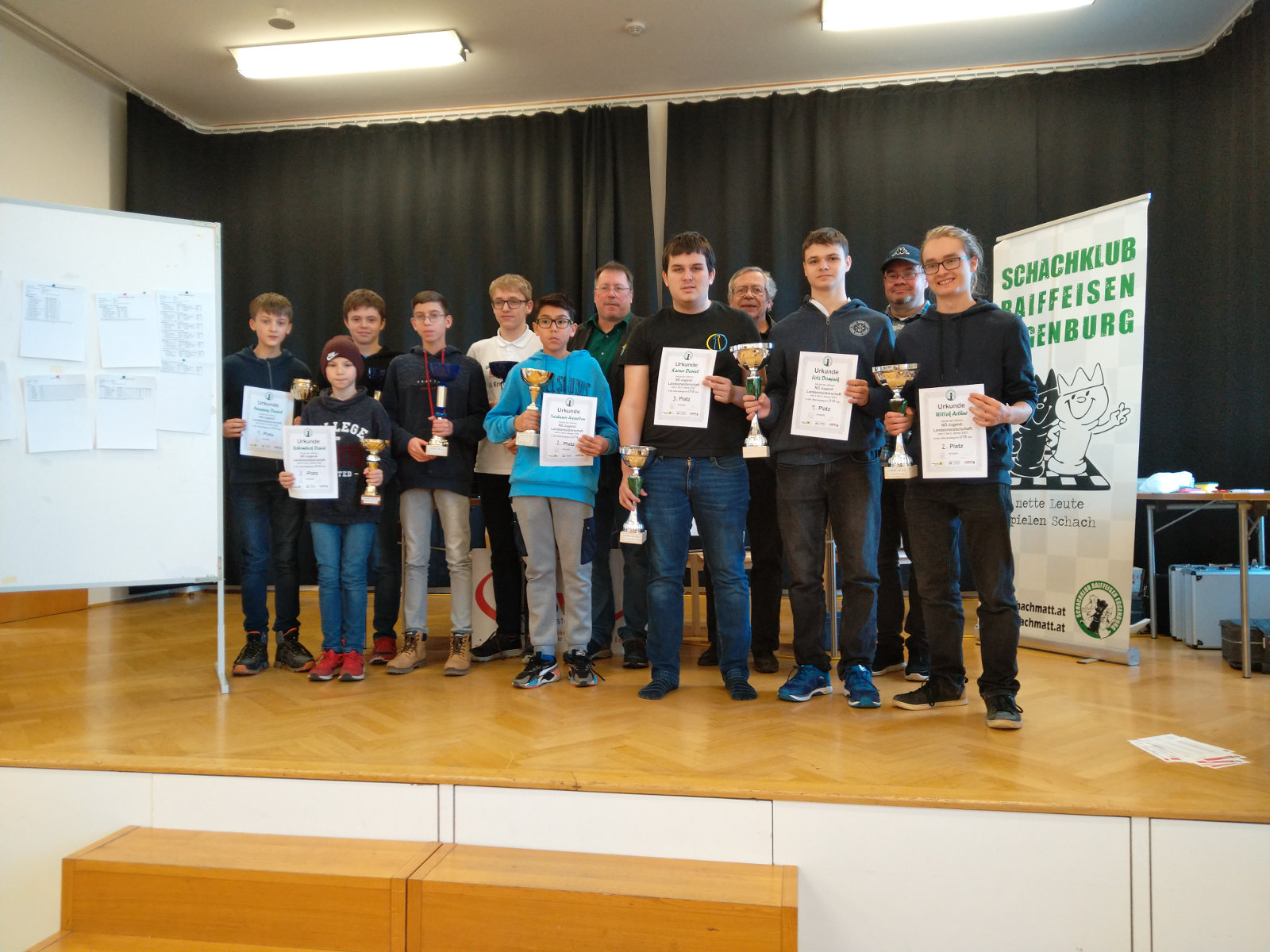 NÖ Jugend -  LM U14 bis U18 von 02.01. bis 05.01.2023 in Eggenburg: Dominik Lotz, Oliver Kuti und Daniel Pausweg sind Landesmeister!