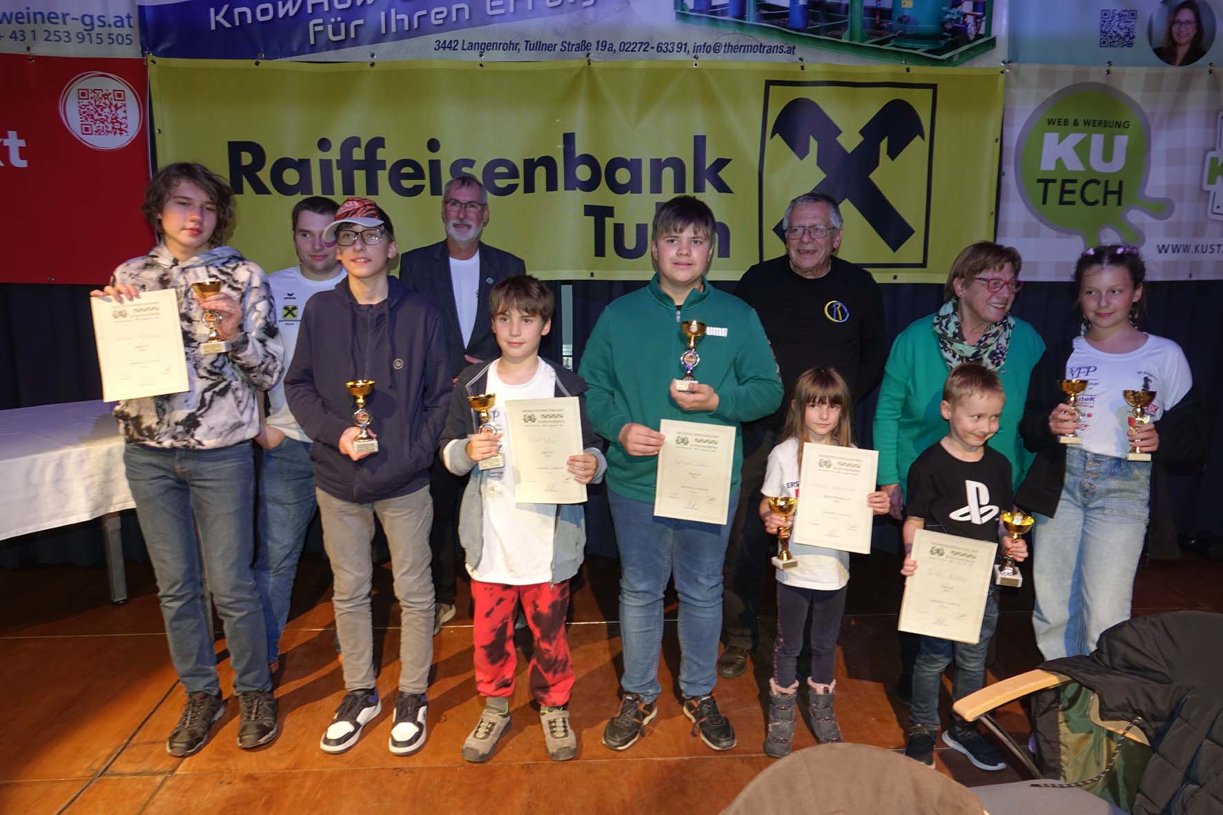 19. Sieghartskirchner Jugendschach Open: Niederösterreichersiege für Ilarion Milchenko (U18), Raphael Prober(U14), Mario Rella (U12), Tobias Blieberger (U10) und Viktor Kozlov (U8)!